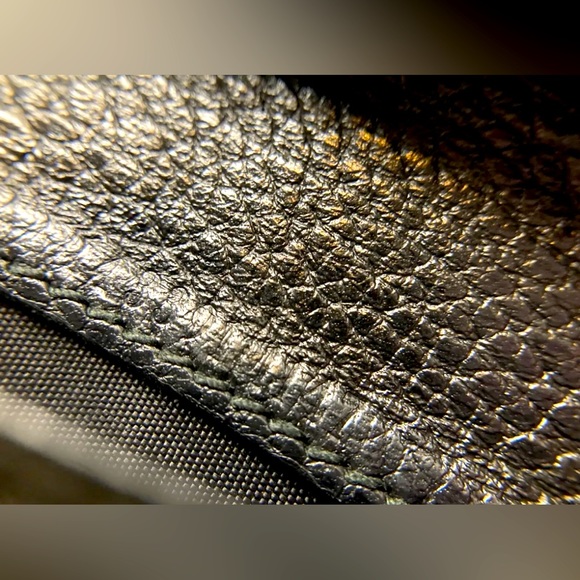 GUCCI VINTAGE GUCCISSIMA GG CANVAS LEATHER LONG WALLET BLACK - Picture 16 of 16